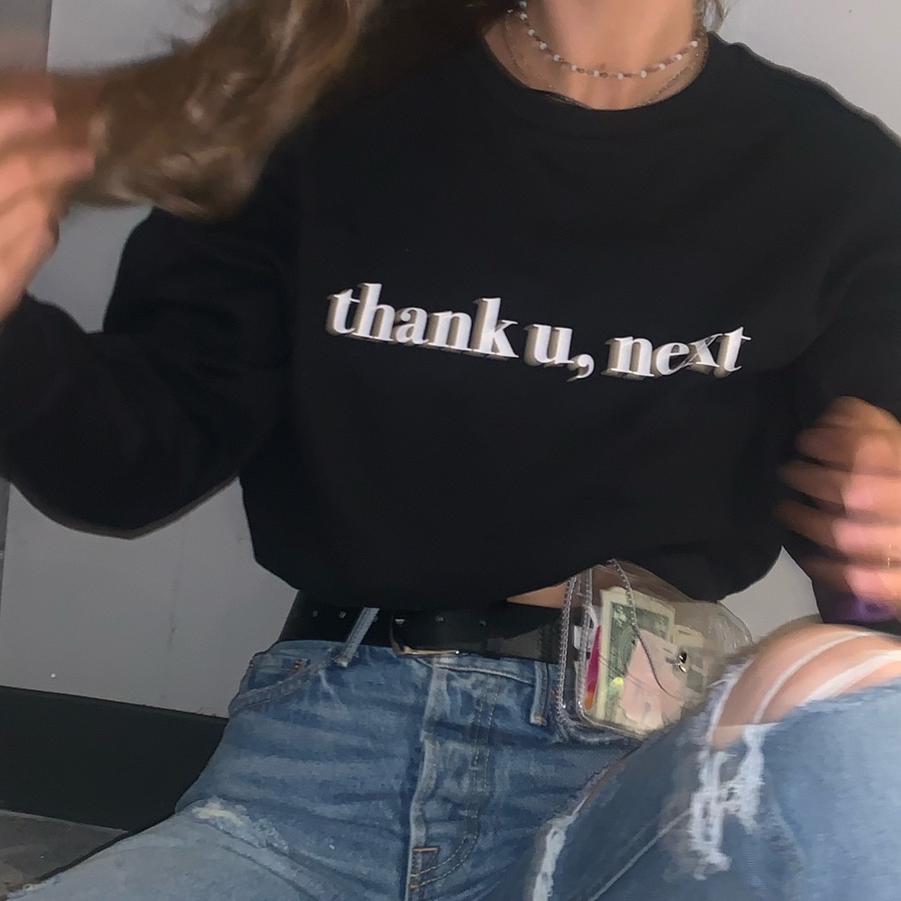 Ariana Grande Thank U Next Sweater - Picture 2 of 3